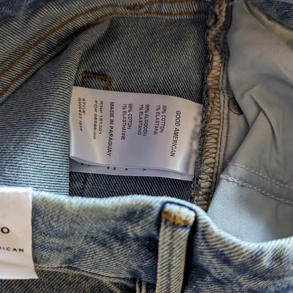 NWT 2 Pair  Good American Good Boy High Rise Sz 10/30 - Picture 10 of 11